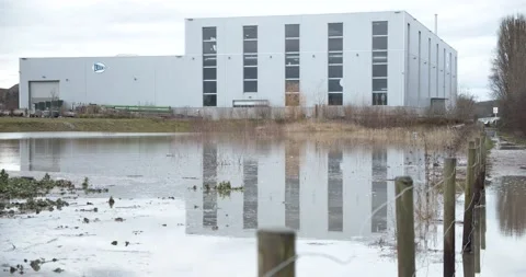 "Lux" Shipyard with high water refelction 動画素材 147752401