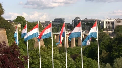 Luxembourg - Banner Stock Footage 7730473