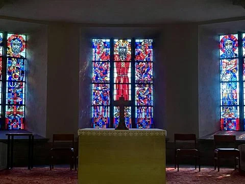 Luxembourg Cathedral cript Stock Photos