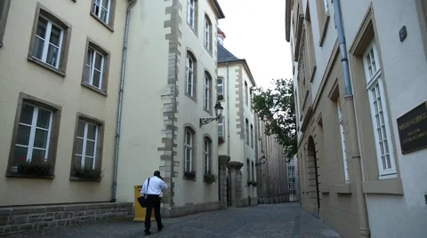 Luxembourg City Centre Stock Footage 67555448