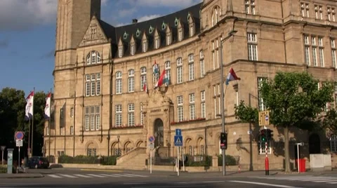 Luxembourg City Stock Footage 7730166