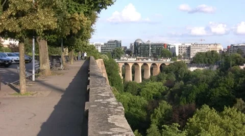 Luxembourg City Stock Footage 7731723
