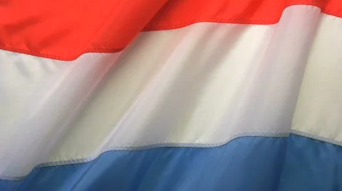 Luxembourg Flag Stock Footage 361771