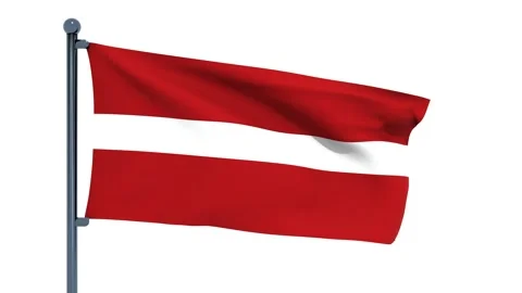 Luxembourg Flag Stock Footage 150199671