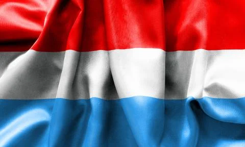 Luxembourg flag イラスト素材