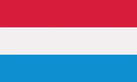 Luxembourg flag Stock Illustration