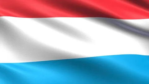 Luxembourg Flag Stockillustratie