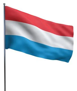 Luxembourg Flag Image Stock Illustration