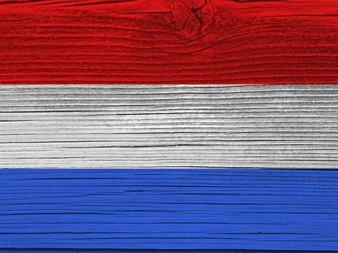 Luxembourg flag with texture 스톡 사진