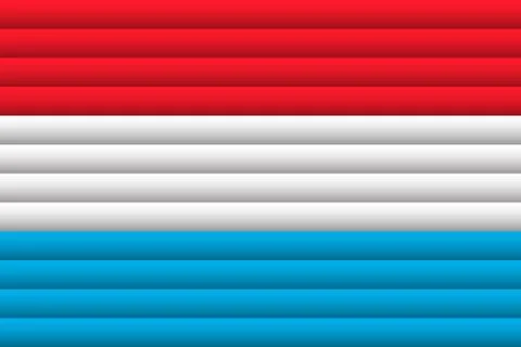 Luxembourg Flag. Vector Illustration. Stock Illustration