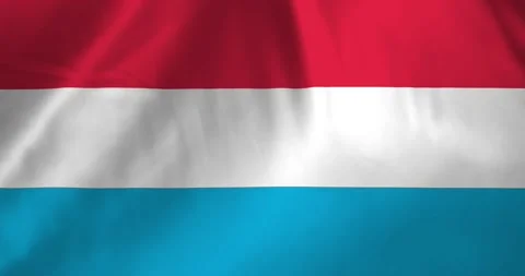Luxembourg flag waving with the wind background loop video animation Vídeos de archivo 327172366