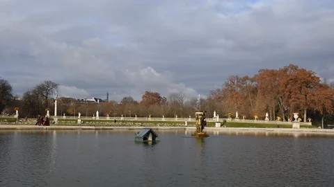 Luxembourg Gardens Stock Footage 99401285