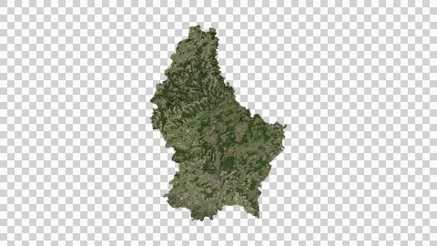 Luxembourg Map Stock Illustration