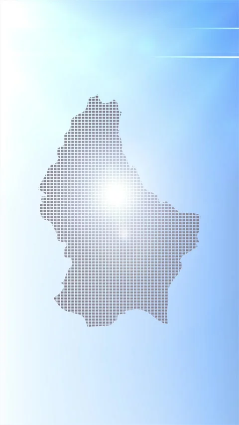 Luxembourg Map Opener Stock Footage 276972879