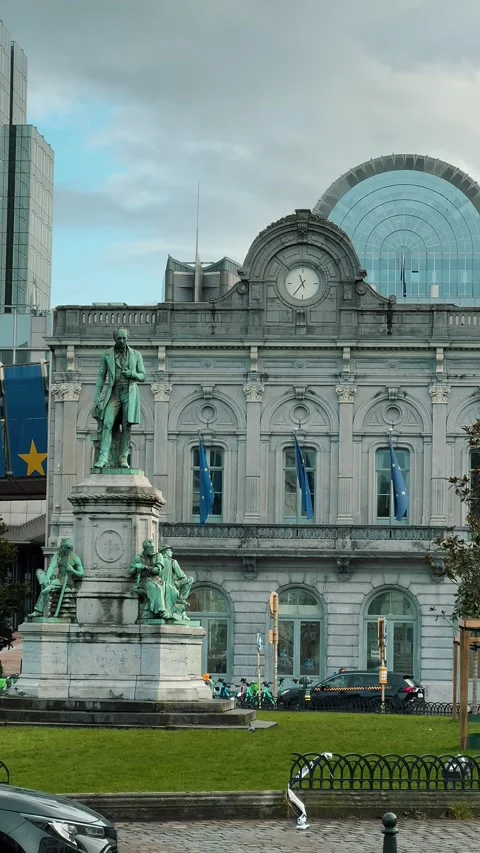 Luxembourg Square 5 Video stock 325967299