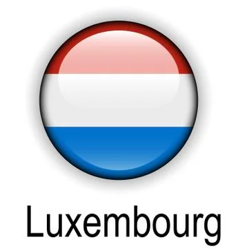 Luxembourg state flag Stock Illustration