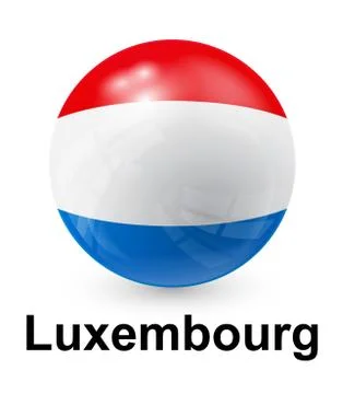 Luxembourg state flag 스톡 일러스트