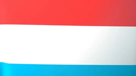 Luxembourg Waving Flag Stock Footage 10762128