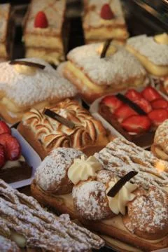 Luxerious fruit pastry Foto stock