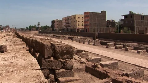 Luxor and Karnak Video stock 93270792