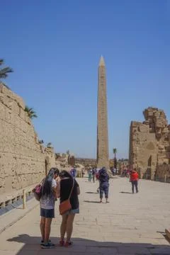 Luxor, Egypt:  Karnak Temple Complex Foto stock
