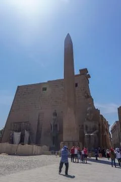 Luxor, Egypt: Luxor Temple Complex Foto stock