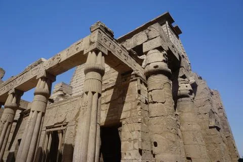 Luxor, Egypt: Luxor Temple Complex Foto stock