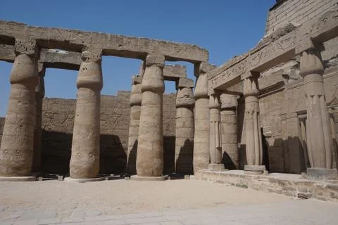 Luxor, Egypt: Luxor Temple Complex Stock Photos