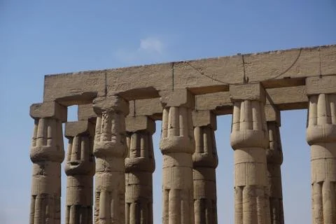 Luxor, Egypt: Luxor Temple Complex Stock Photos