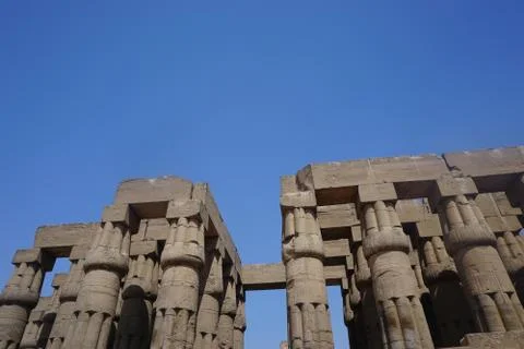 Luxor, Egypt: Luxor Temple Complex Stock Photos