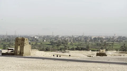 Luxor from Hatshepsot tample 動画素材 83723349