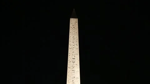 Luxor Obelisk (Obélisque de Louxor) Stock Footage 203385958