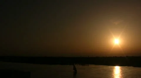 Luxor Steigenberg Sunset Video stock 11625026