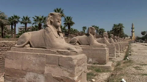 Luxor Temple in Egypt Stock Footage 590872