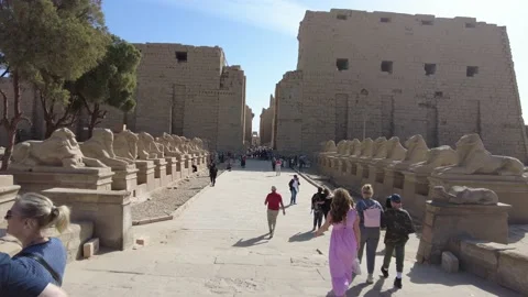 Luxor Temple Egypt Video stock 229869105