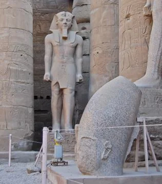 Luxor temple, egypt Stock Photos
