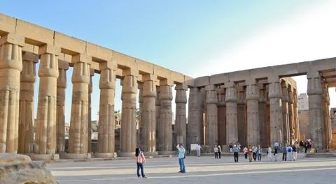 Luxor temple, egypt Stock Photos