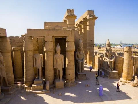 Luxor Temple, Egypt Stock Photos
