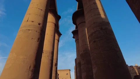 Luxor temple in Luxor in Egypt Stock Footage 259814220