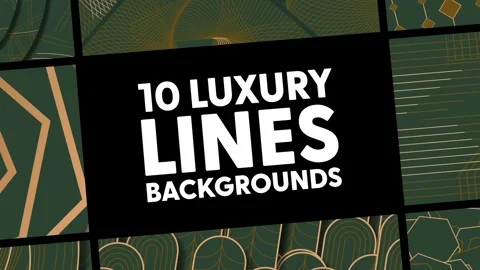 Luxry Lınes Backgrounds 库存 After Effects