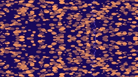 Luxurious abstract gold particle flow on deep navy cosmic nebula texture ba.. Stock Footage 339798413