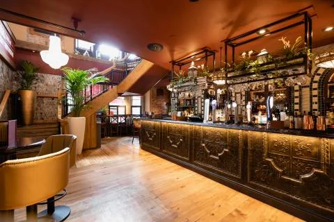 A Luxurious Bar 스톡 사진