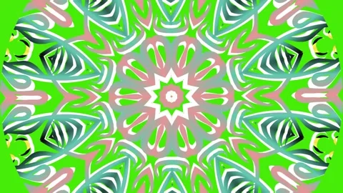 Luxurious batik flower line art pattern of indonesian culture Stock Footage 289548183