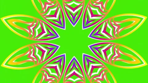 Luxurious batik flower line art pattern of indonesian culture Stock Footage 289549224