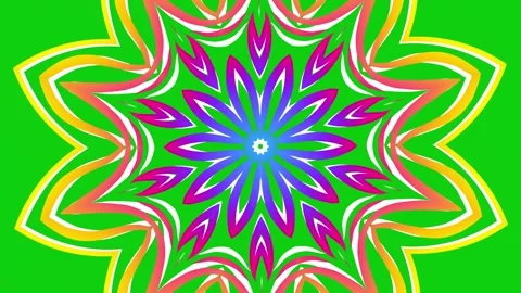Luxurious batik flower line art pattern of indonesian culture Stock Footage 289549225