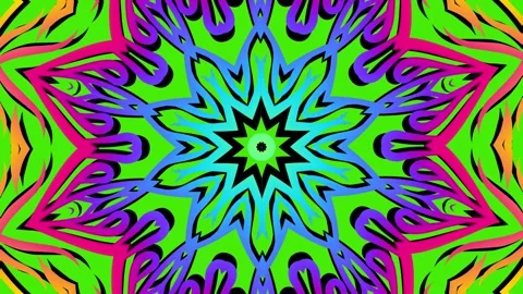 Luxurious batik flower line art pattern of indonesian culture Stock Footage 289549228