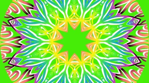 Luxurious batik flower line art pattern of indonesian culture Stock Footage 289549982