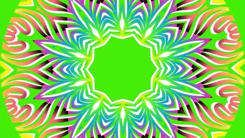 Luxurious batik flower line art pattern of indonesian culture Stock Footage 289549983