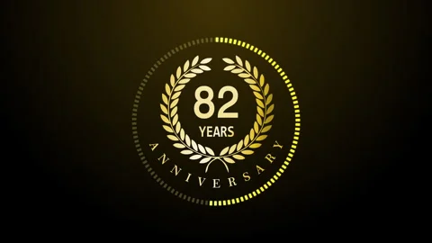 Luxurious celebration of the 82th Video stock 243188001