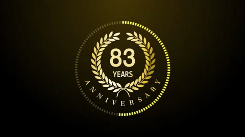 Luxurious celebration of the 83th Video stock 243188000